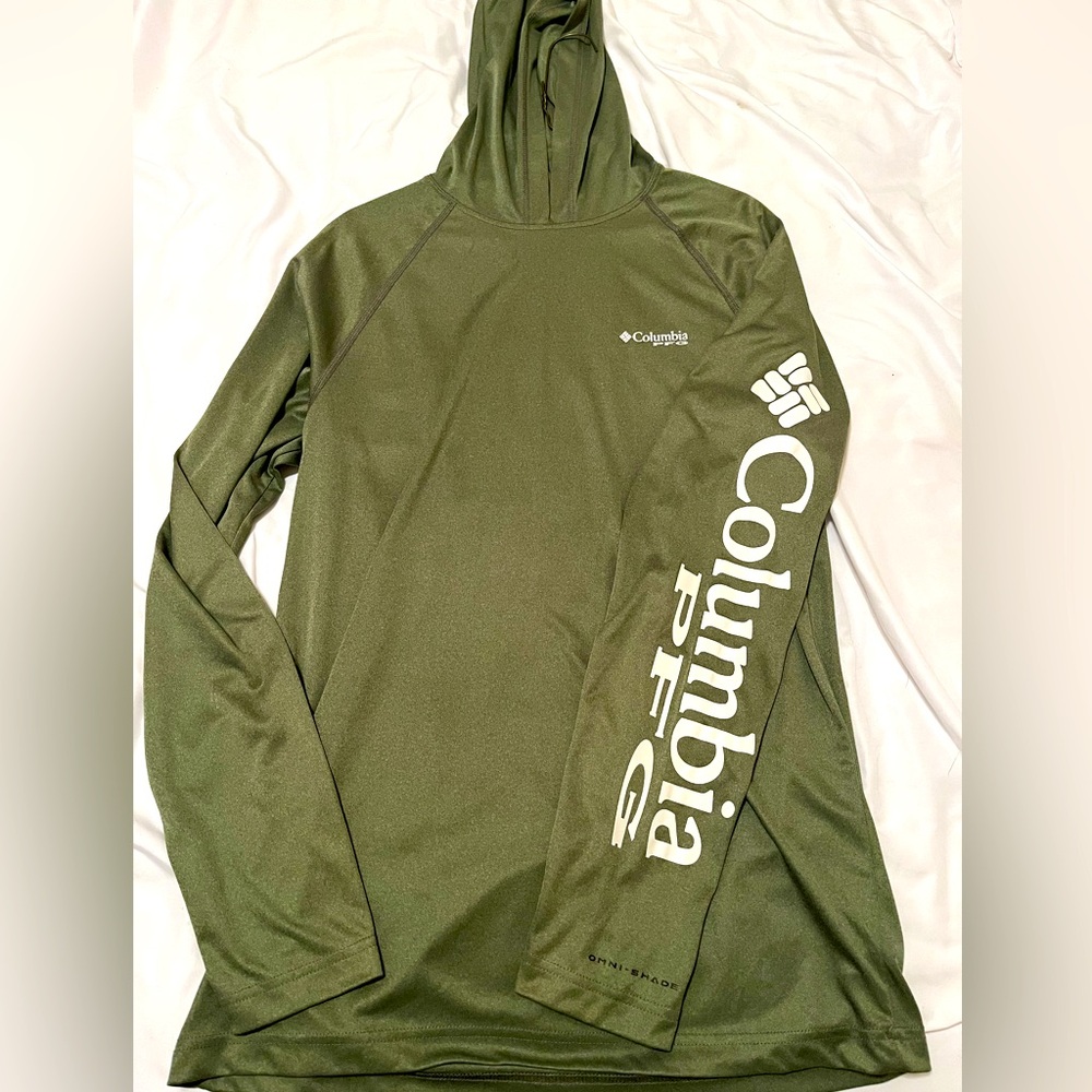 Columbia Green Long Sleeve Hoodie